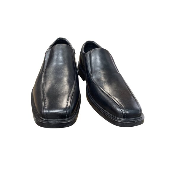 Skechers Classic fit Mens Black Leather Slip Loafers Sz 12 SKU 9480 - Picture 10 of 13